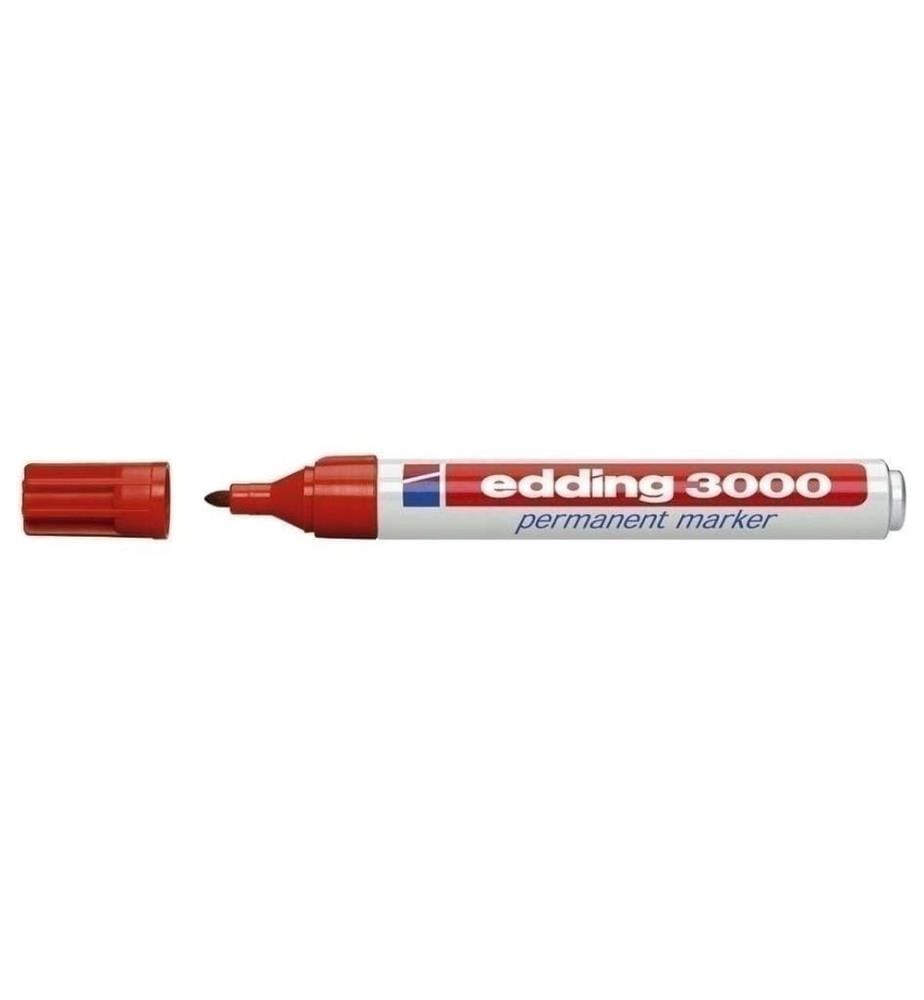 EDDING - Marqueur indélébile 3000 rouge