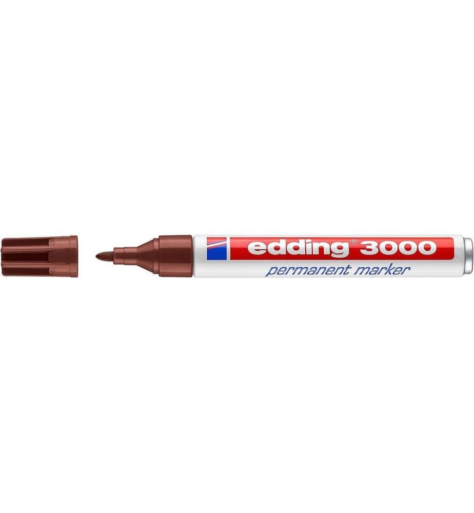 EDDING - Marqueur indélébile 3000 Marron