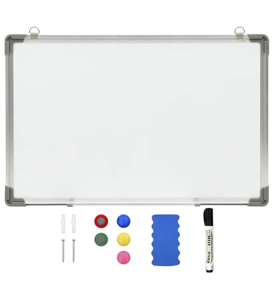 Magnetisches Whiteboard Weiss 50 x 35 cm Stahl