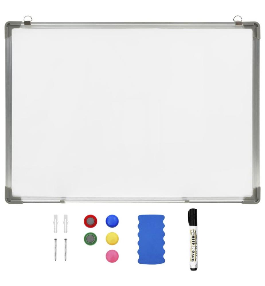 Magnetisches Whiteboard Weiss 70 x 50 cm Stahl