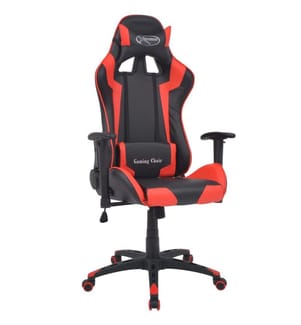 Bürostuhl Gaming-Stuhl Neigbar Kunstleder Rot