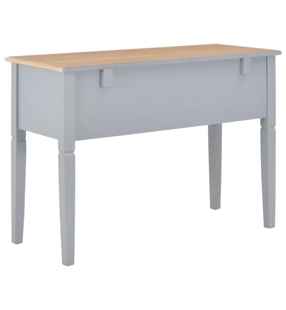 Schreibtisch Grau 109,5 x 45 x 77,5 cm Holz