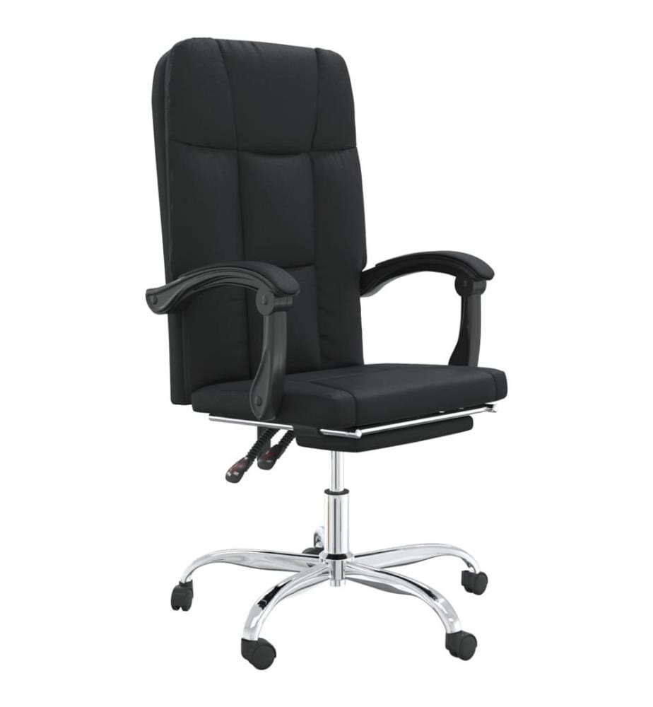 Fauteuil inclinable de bureau Noir Similicuir