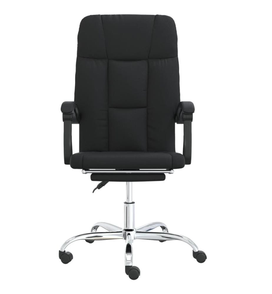 Fauteuil inclinable de bureau Noir Similicuir