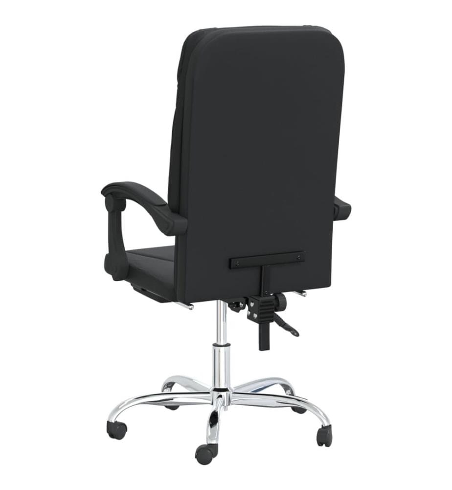Fauteuil inclinable de bureau Noir Similicuir
