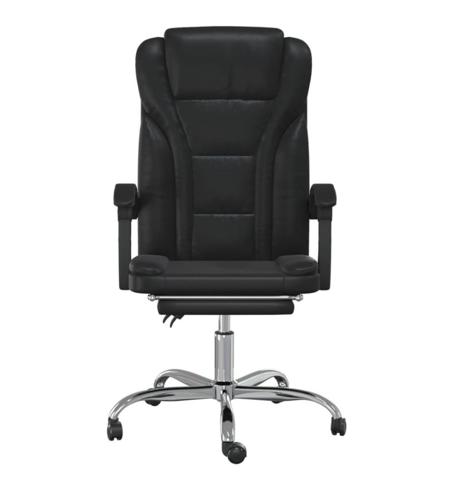 Fauteuil inclinable de bureau Noir Similicuir