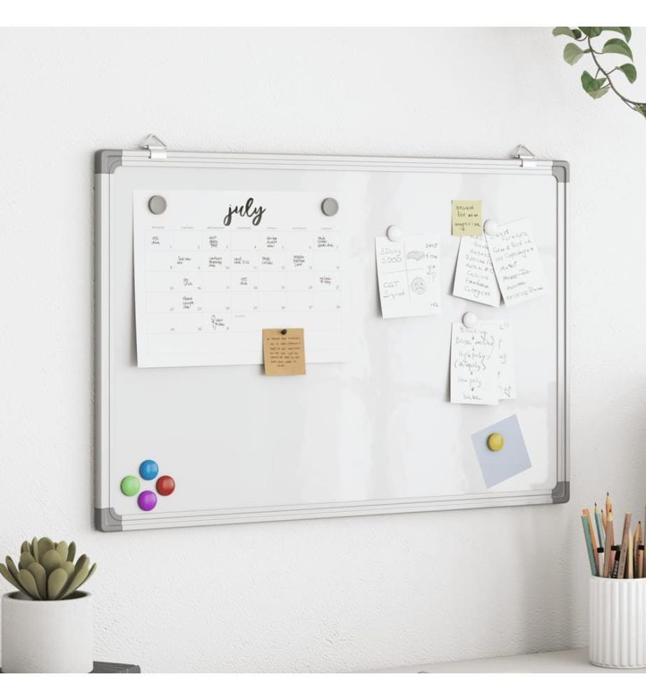 Magnetisches Whiteboard 60x40x1,7 cm Aluminium
