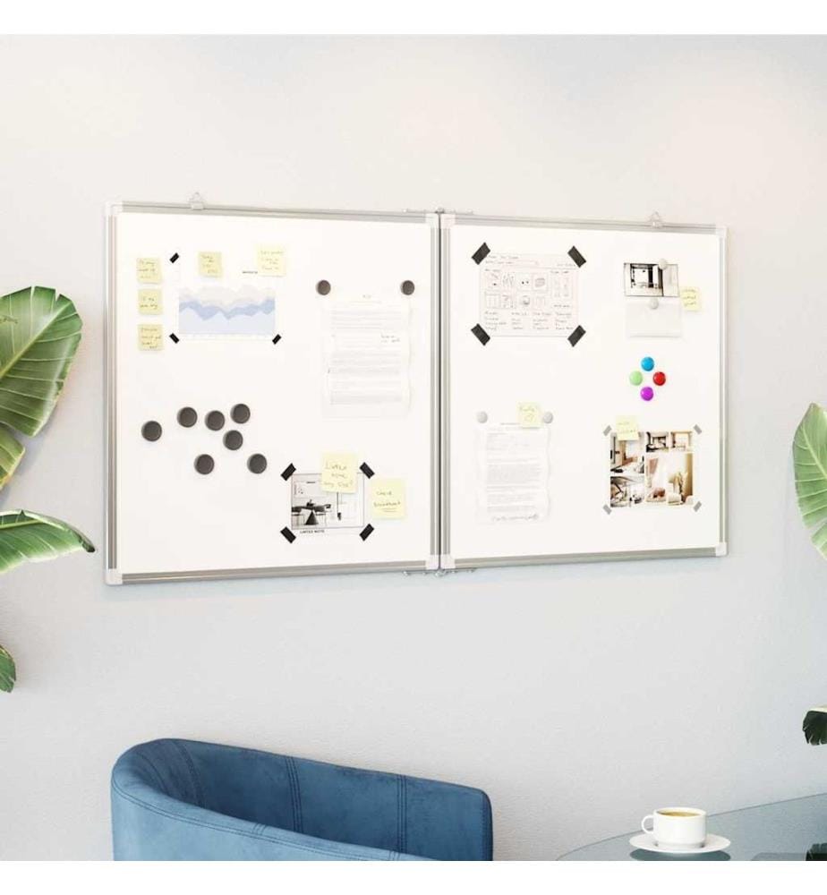 Magnetisches Whiteboard 120x60x1,7 cm Aluminium
