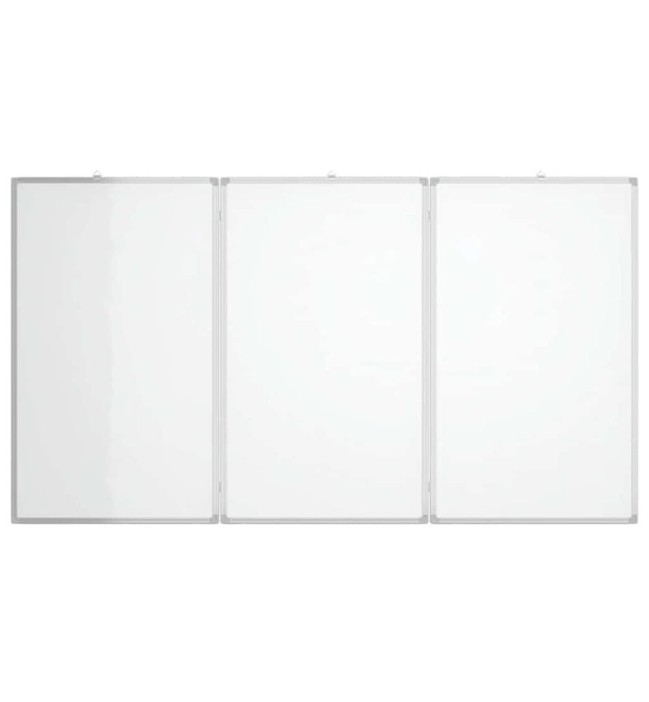 Magnetisches Whiteboard Klappbar 150x80x1,7 cm Aluminium