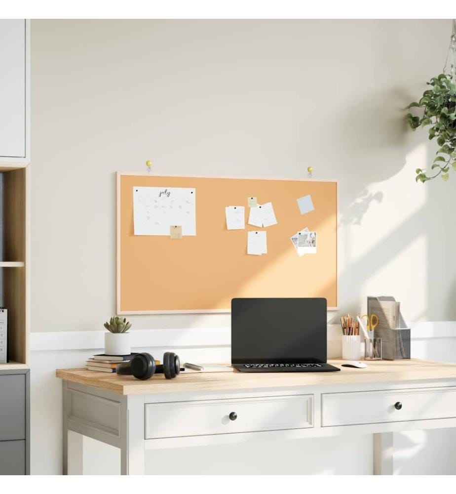 Korktafel mit Rahmen aus massivem Kiefernholz 100 x 55 cm