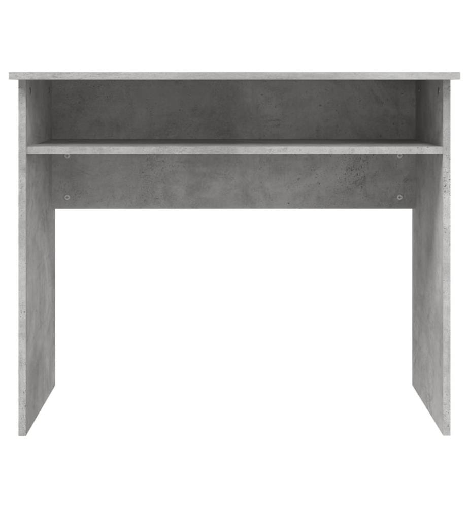Schreibtisch Betongrau 90x50x74 cm Holzwerkstoff