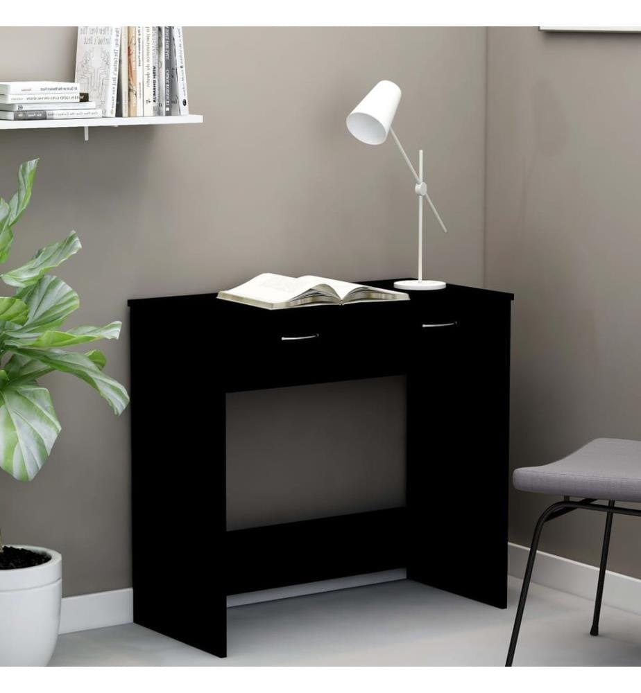 Schreibtisch Schwarz 80x40x75 cm Holzwerkstoff