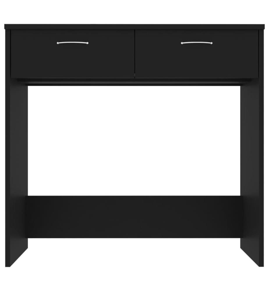 Schreibtisch Schwarz 80x40x75 cm Holzwerkstoff