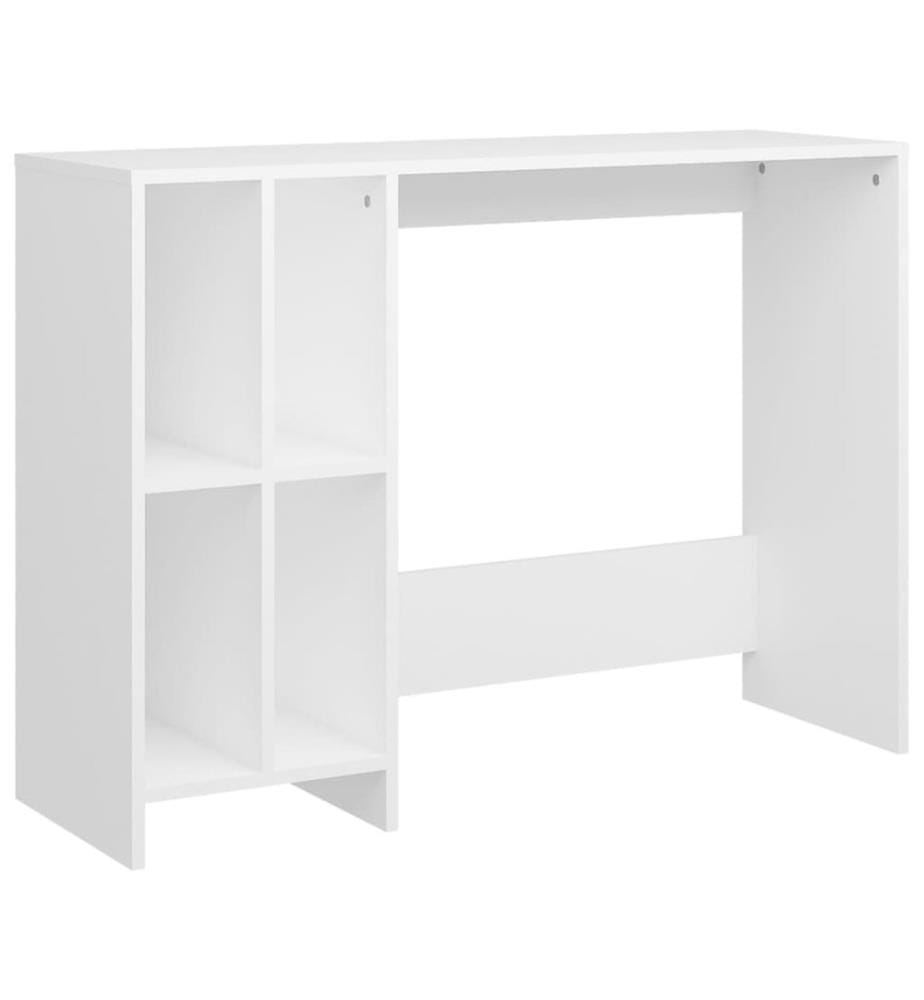 Computertisch Weiss 102,5x35x75 cm Holzwerkstoff