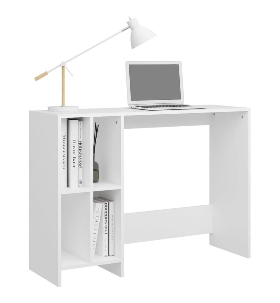 Computertisch Weiss 102,5x35x75 cm Holzwerkstoff