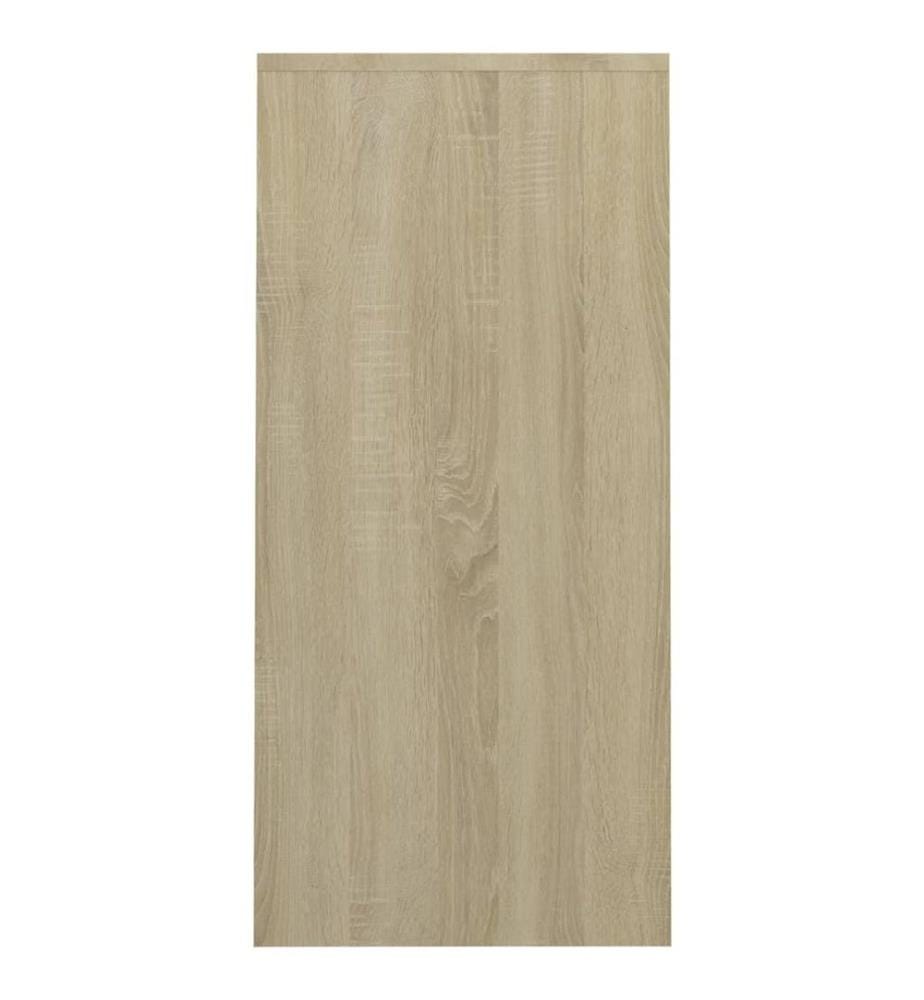Bureau d'ordinateur portable chêne sonoma bois d'ingénierie