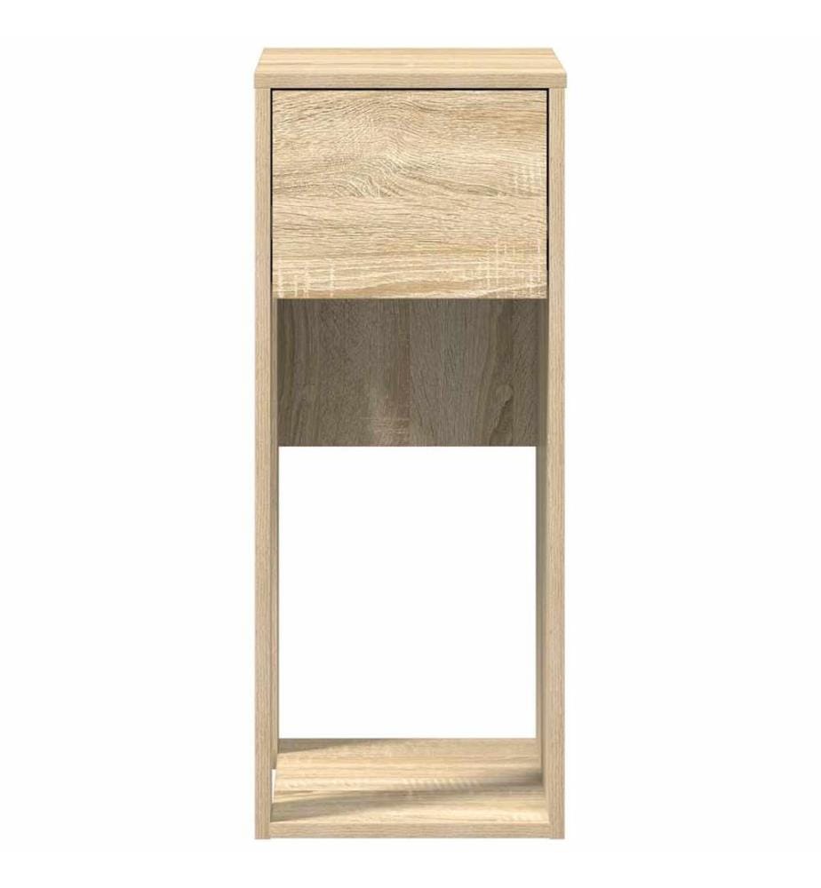 Support de tour d'ordinateur et tiroir chêne sonoma 30x44x74 cm