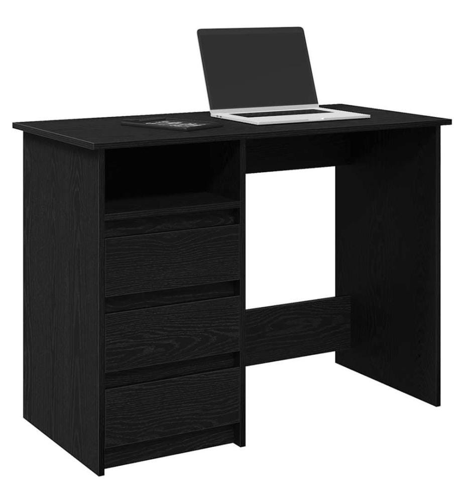 Schreibtisch Schwarz 102x50x75 cm Holzwerkstoff