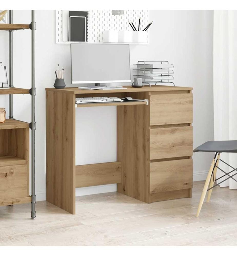 Schreibtisch Artisan-Eiche 90x45x76 cm Holzwerkstoff