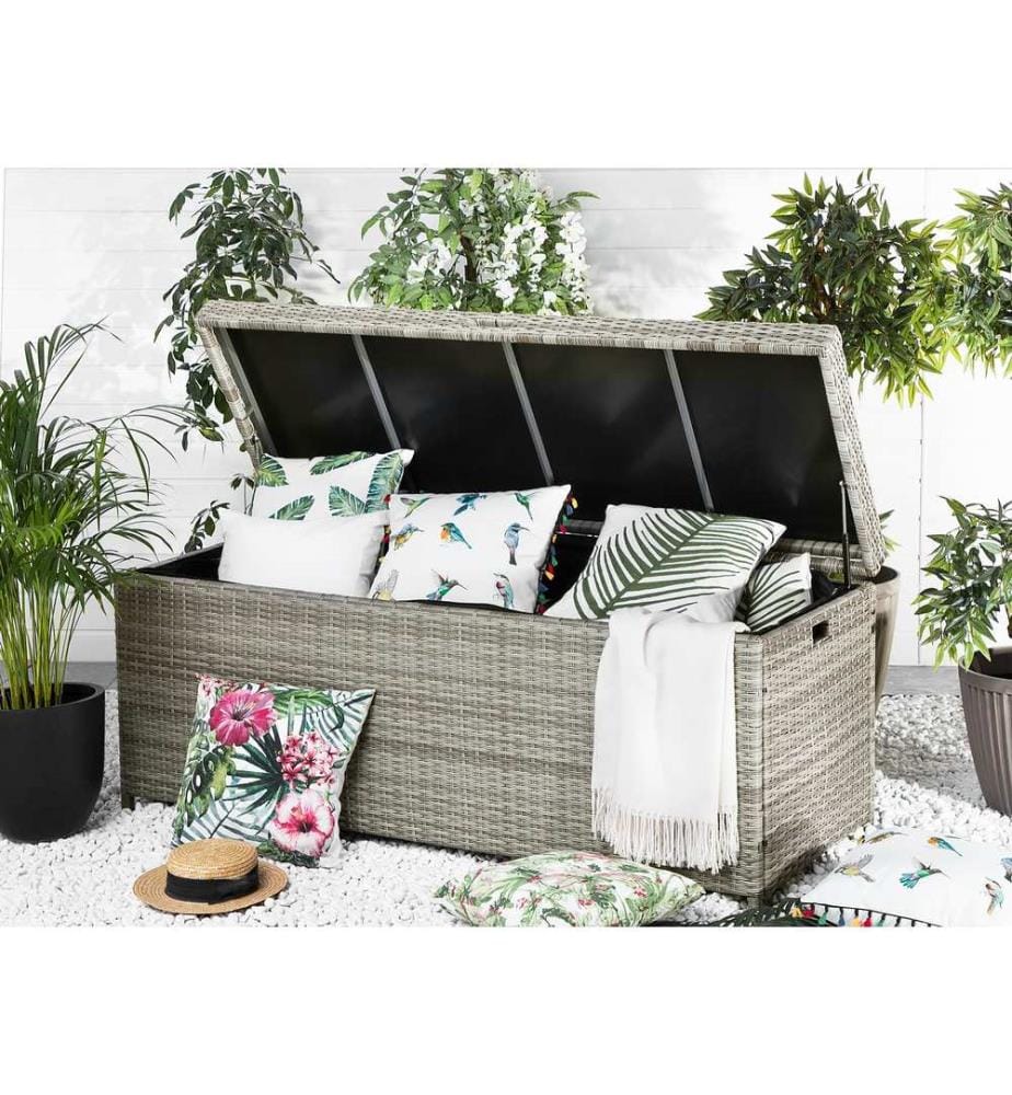Aufbewahrungsbox MODENA 158 cm 63 cm Grau