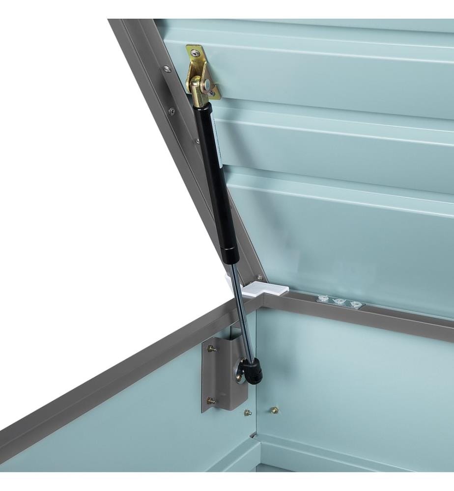 Aufbewahrungsbox CEBROSA 132 cm 62 cm Grau