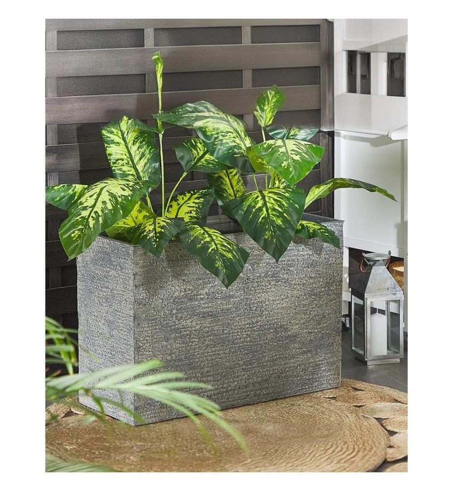 Vaso per piante EDESSA 80 cm Grigio