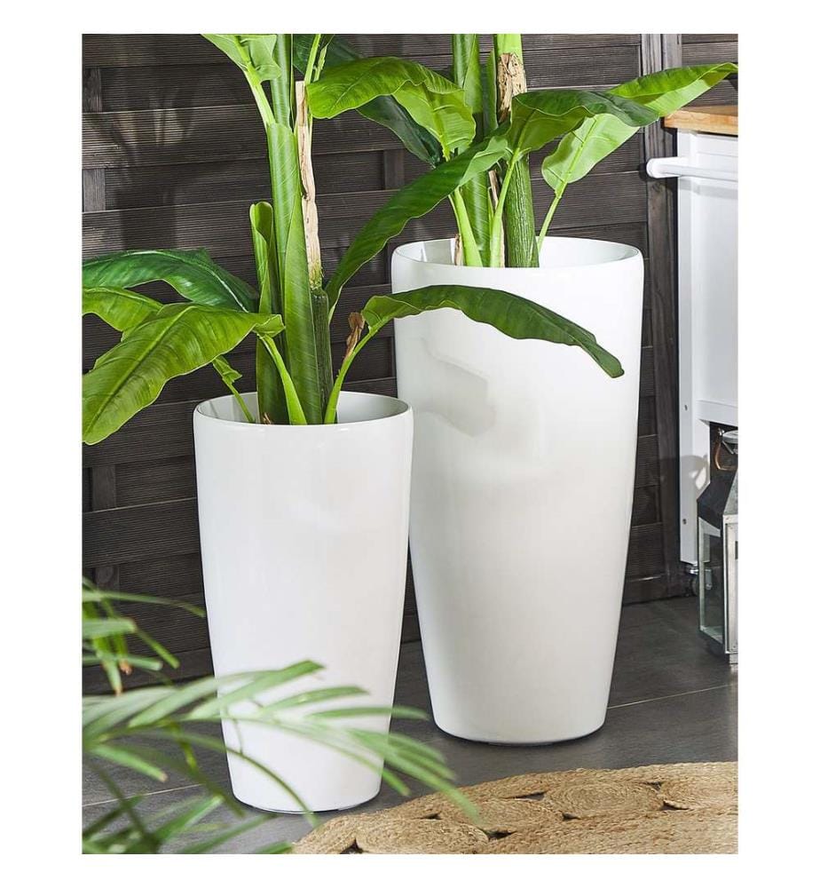 Cache-pot TSERIA 40 cm Blanc