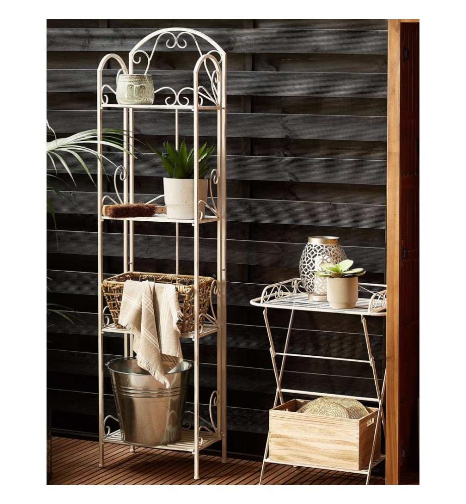 Scaffale VALDIVIA Metallo 40 cm 27 cm Bianco