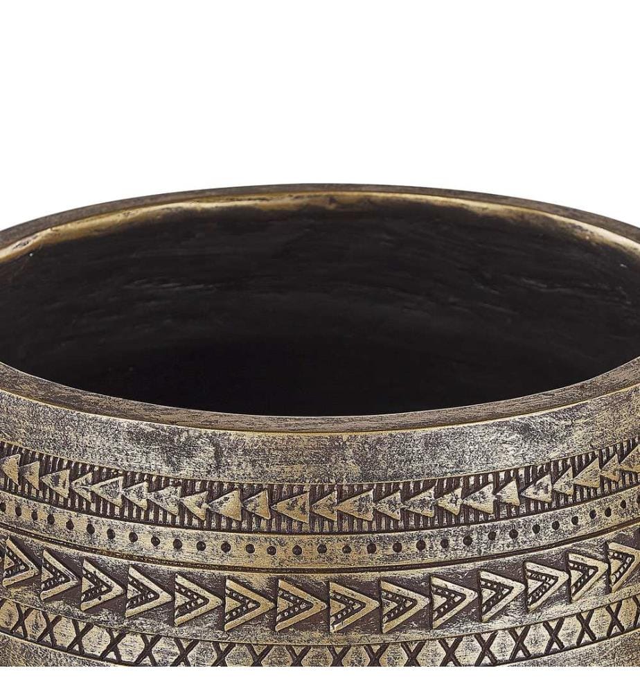 Cache-pot sur pied VARDIANI 50 cm Doré