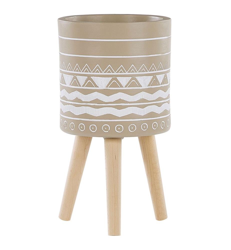 Vaso per piante rialzato MILINA 30 cm Beige
