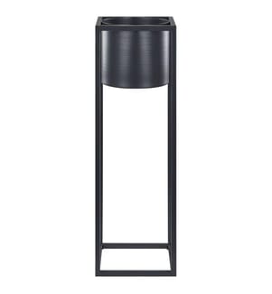 Blumentopf mit Beinen IDRA Metall 15 cm Schwarz