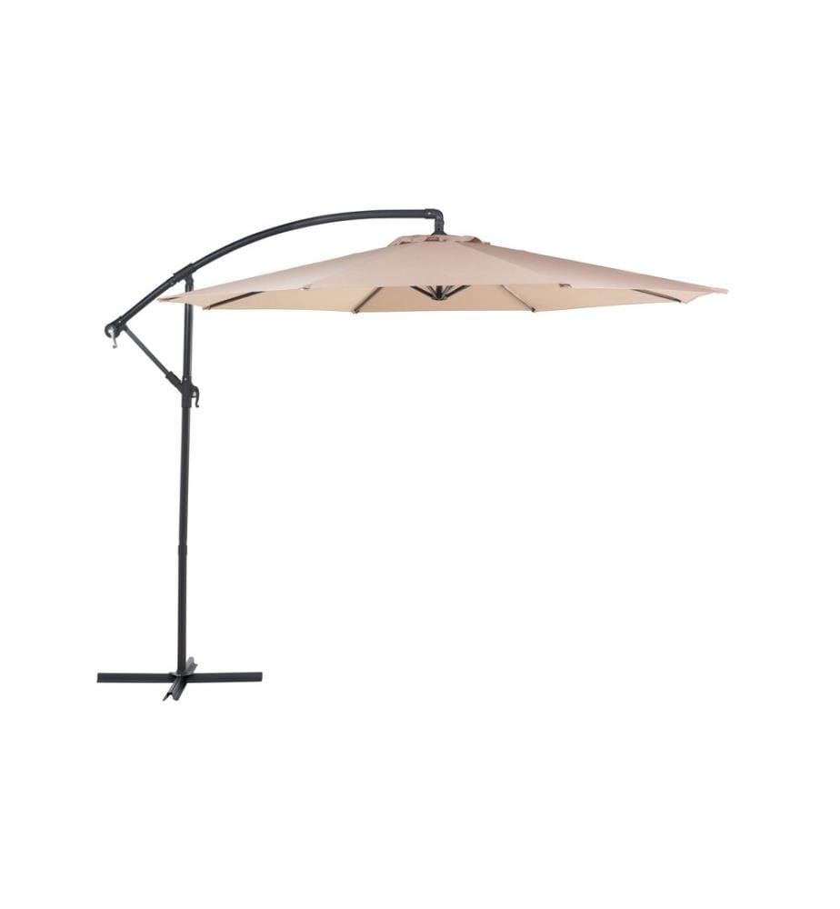 Parasol déporté 300 cm RAVENNA Beige sable
