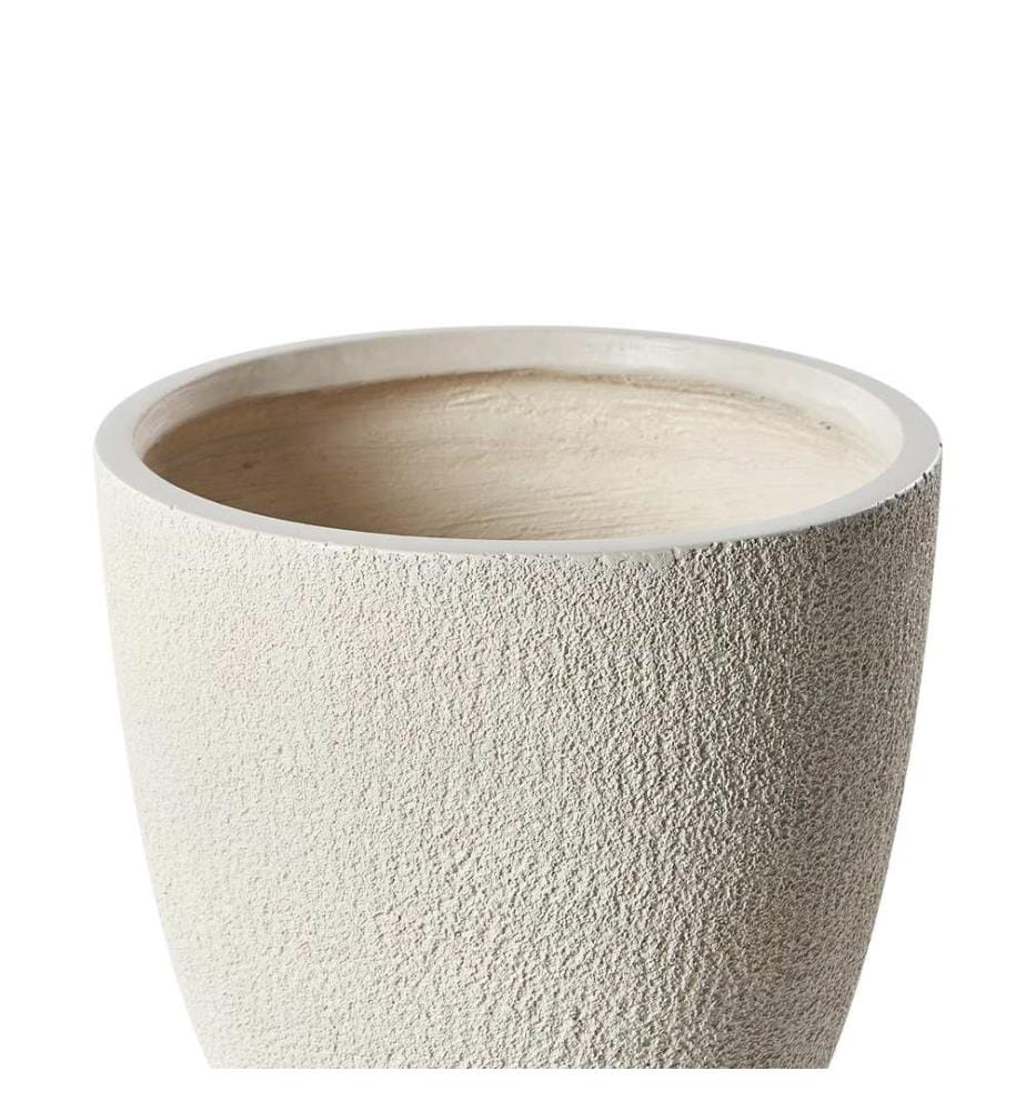 Blumenkübel KANNIA 36 cm Cremeweiss