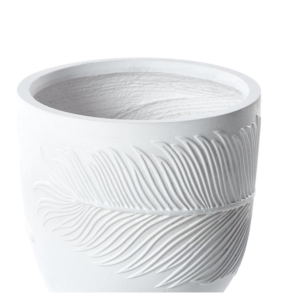 Cache-pot FTERO 28 cm Blanc cassé