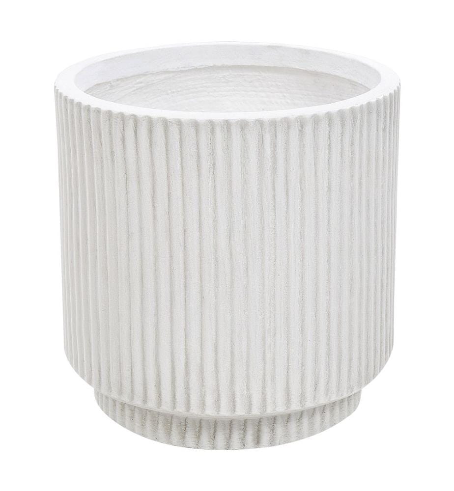Blumenkübel DARIA 24 cm Cremeweiss