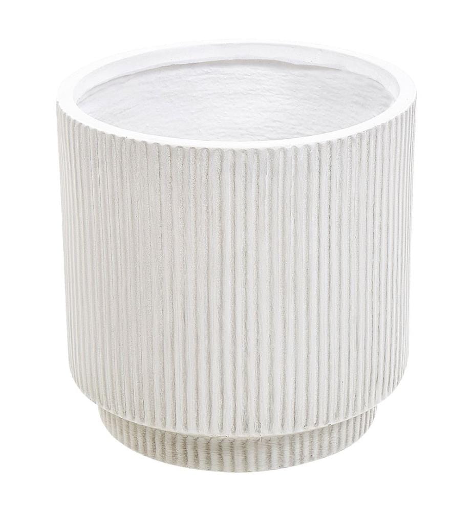 Blumenkübel DARIA 30 cm Cremeweiss