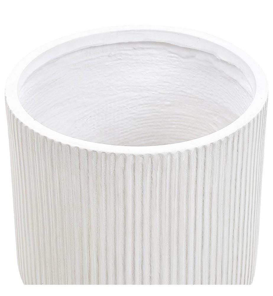 Blumenkübel DARIA 30 cm Cremeweiss