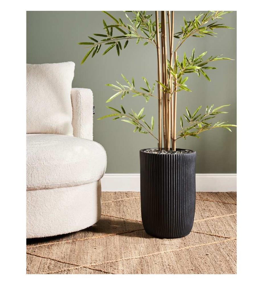 Cache-pot EANTIO 25 cm Noir