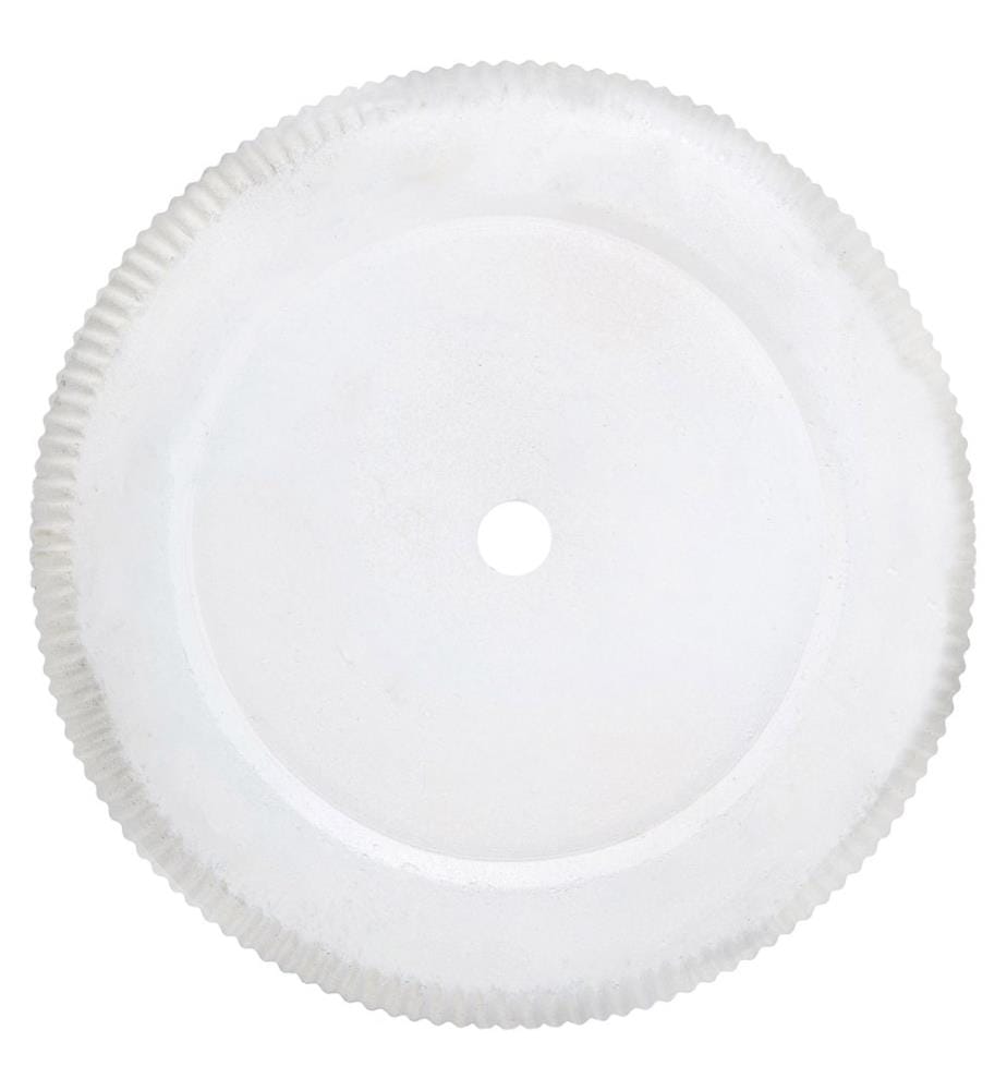 Blumenkübel OREOI 37 cm Cremeweiss