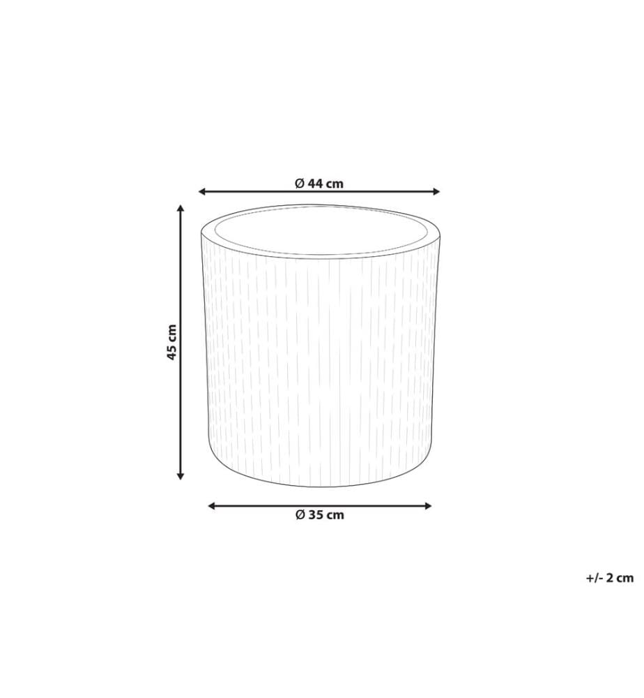 Cache-pot OREOI 45 cm Gris graphite
