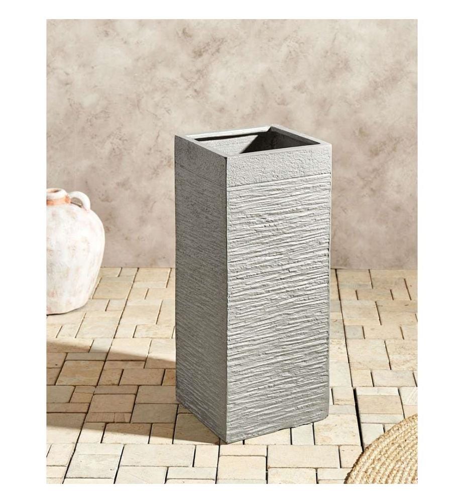 Blumenkübel DION 26 cm Hellgrau