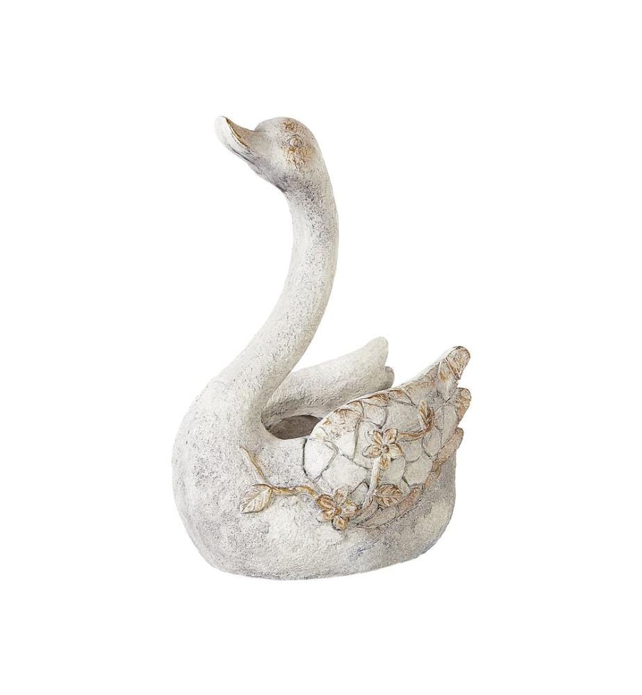 Gartenfigur GRUFFY Weiss