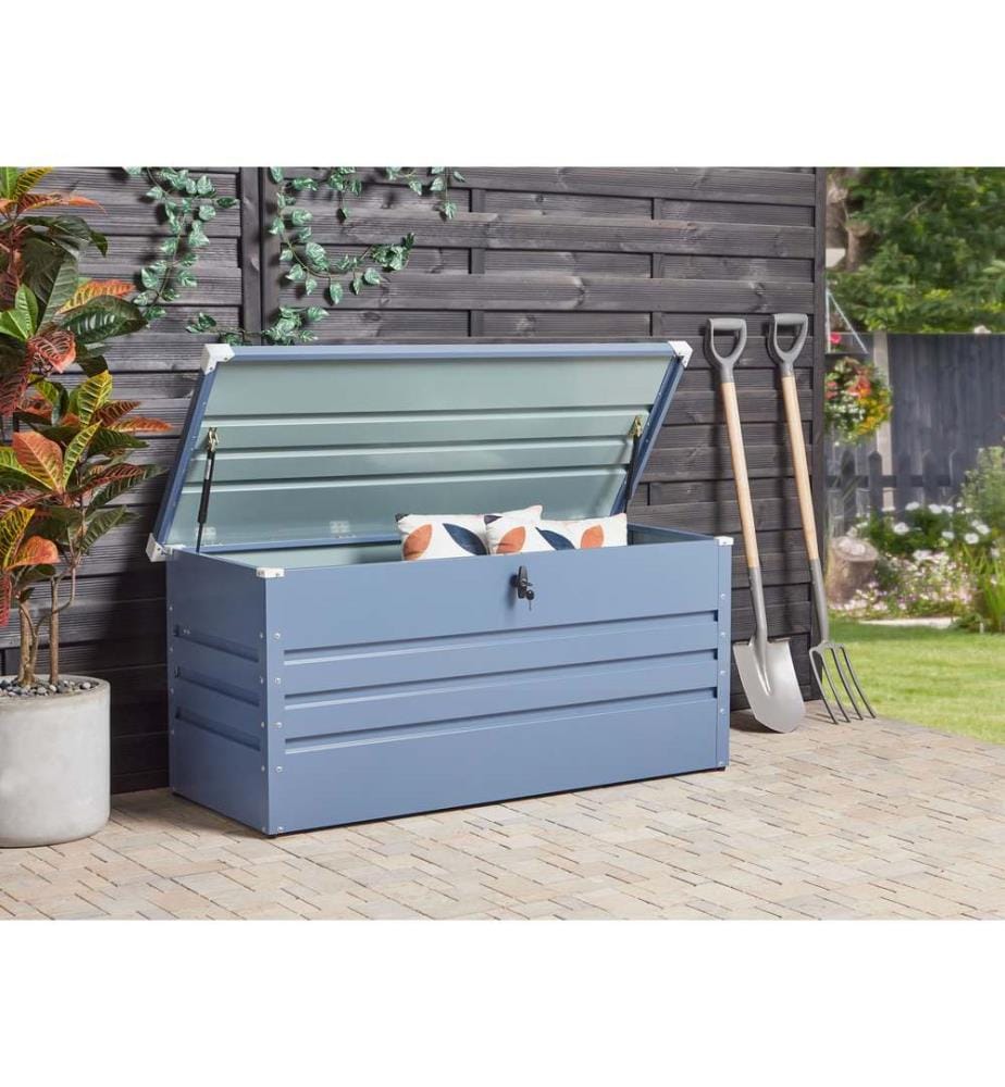 Aufbewahrungsbox CEBROSA 132 cm 62 cm Blau
