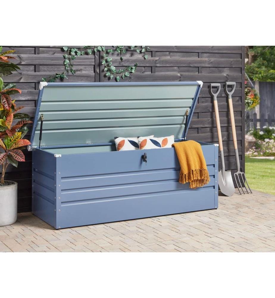 Aufbewahrungsbox CEBROSA 165 cm 70 cm Blau