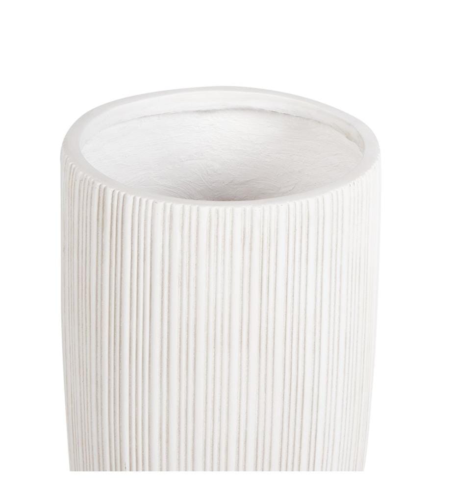 Blumenkübel ZELKOVA 35 cm Hellbeige