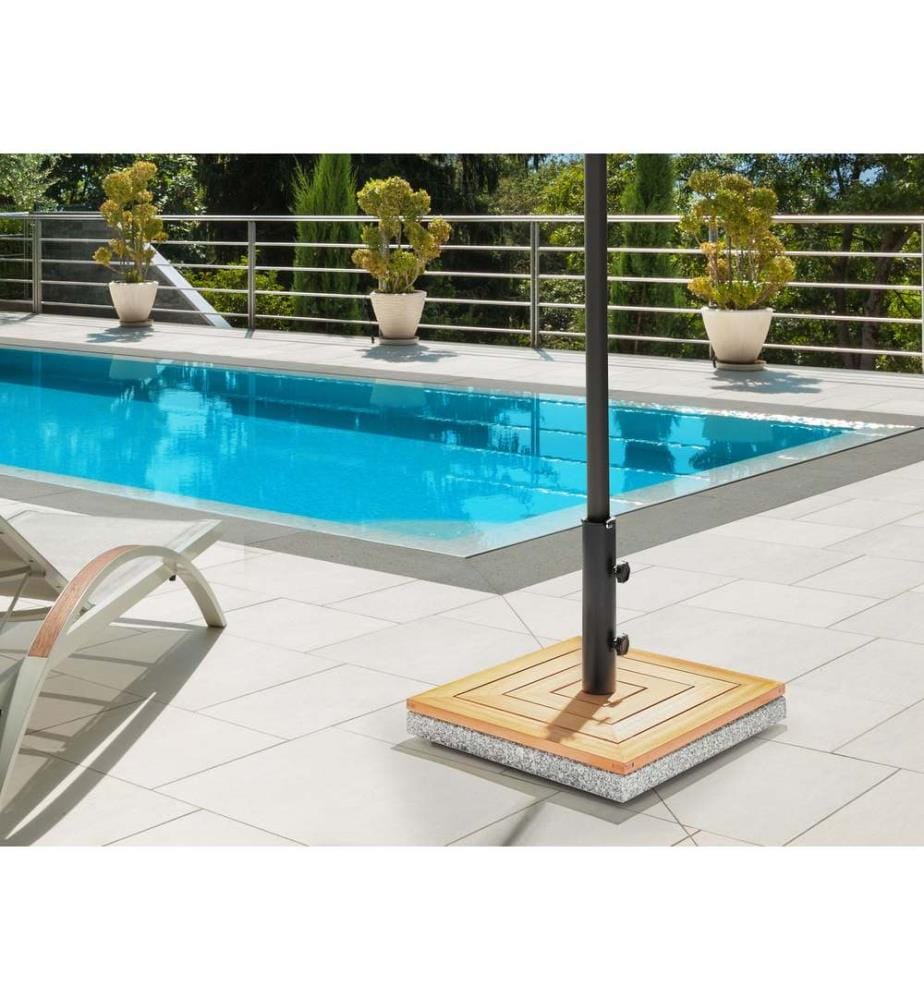 Sonnenschirmfuss CECCANO Braun Quadratisch 21 kg