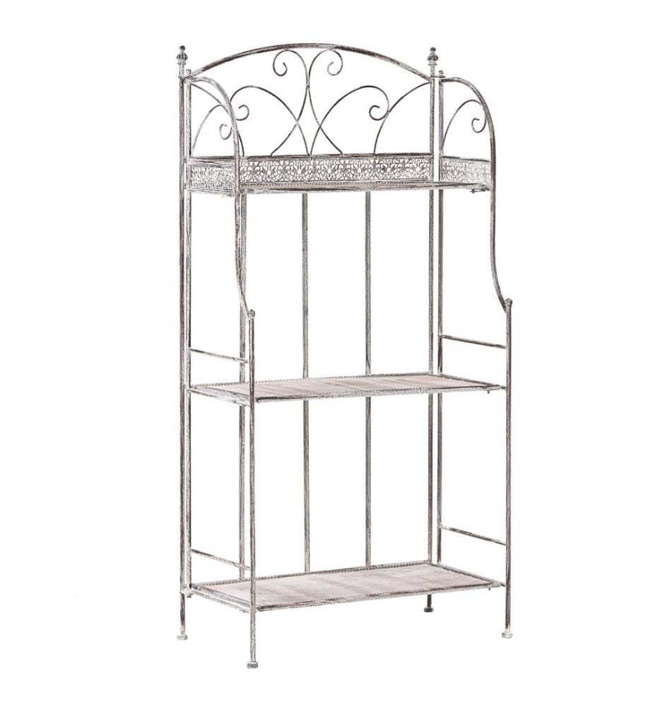 Meuble de rangement VILLADOSE Métal 60 cm 30 cm Gris