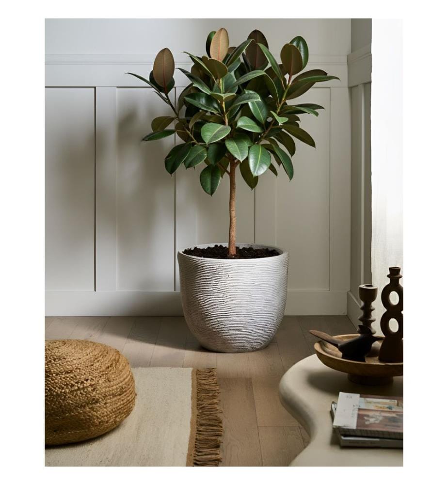 Blumenkübel LIXOURI 47 cm Hellgrau