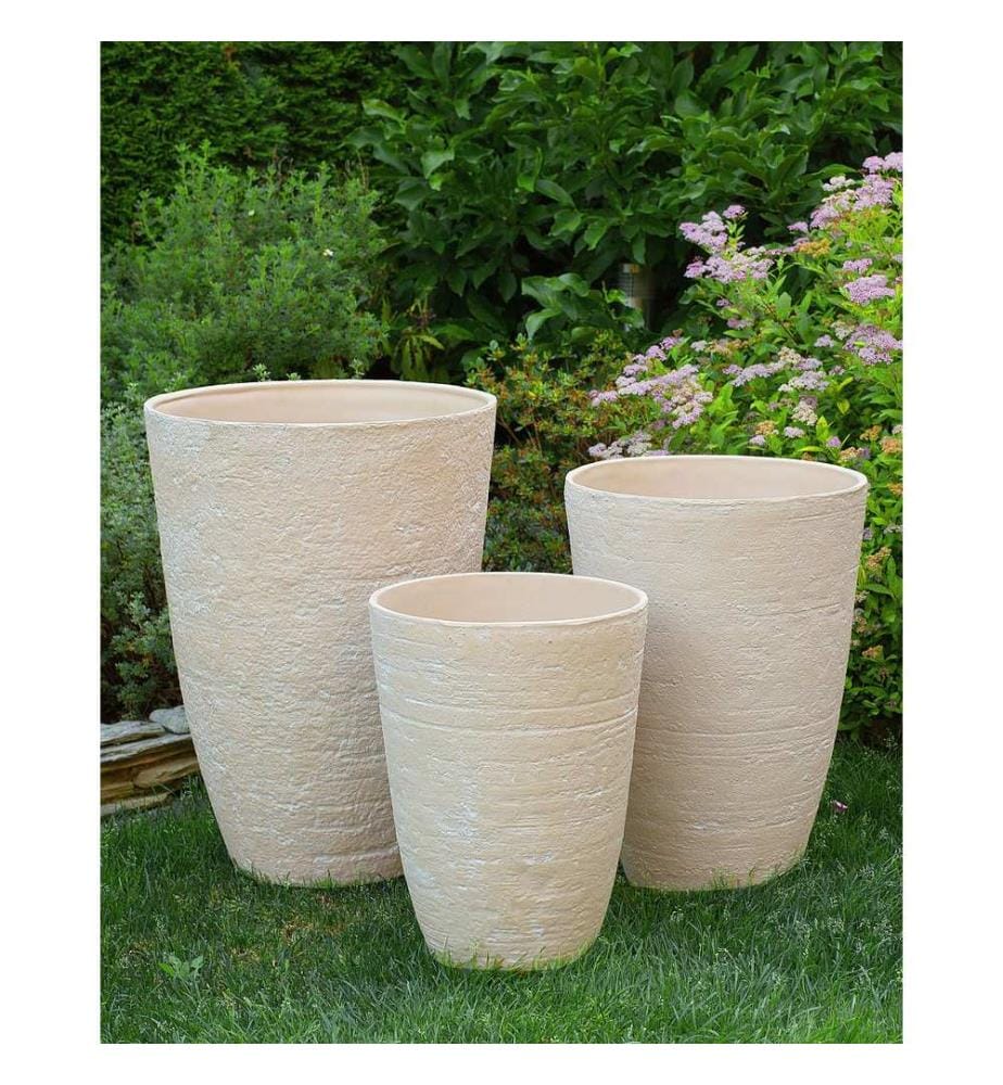 Blumenkübel CAMIA 51 cm Beige