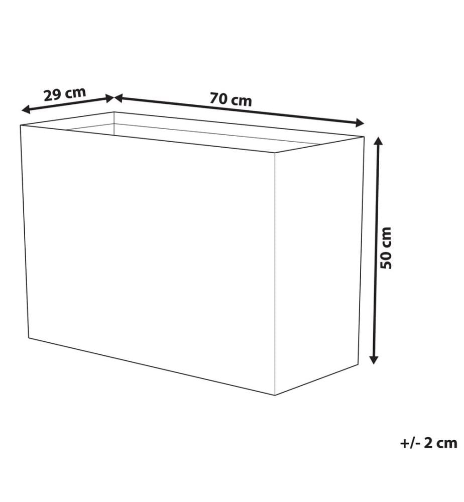 Cache-pot EDESSA 70 cm Marron foncé